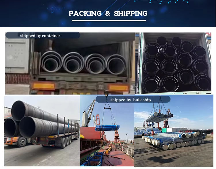 Wholesale Spiral Welded Pipe 3PE Coated Steel Tube Astm Aisi Supports Customized Specifications 5 103205