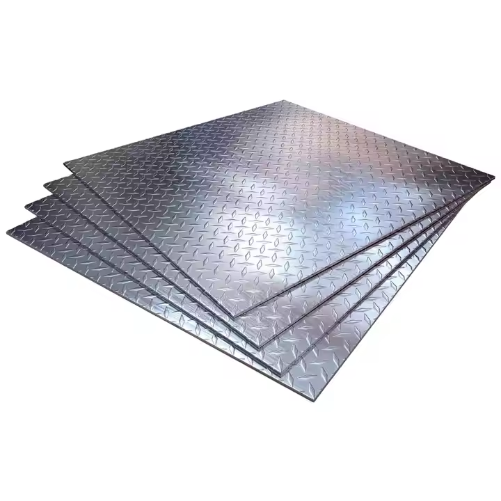 High Quality Hot Rolled Patterned Plate Anti-Slip Patterned Steel Plate Beautiful Appearance Strong Bearing Capacity ASTM Standard Hot-Rolled Cut Weld 2 2222