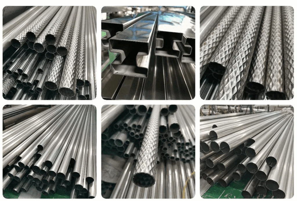 Stainless steel welded pipe anti-slip bus handrail diamond-patterned pipe 1 7309ca0da057d109dbc14049de02d20 1