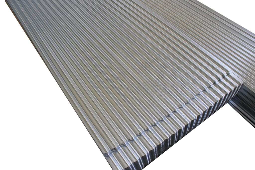 Best seller Large stock of high-strength silver corrugated galvanized steel plates, roof panels, and coiled fence panels 0.12-3.0mm 3 IMG 5753