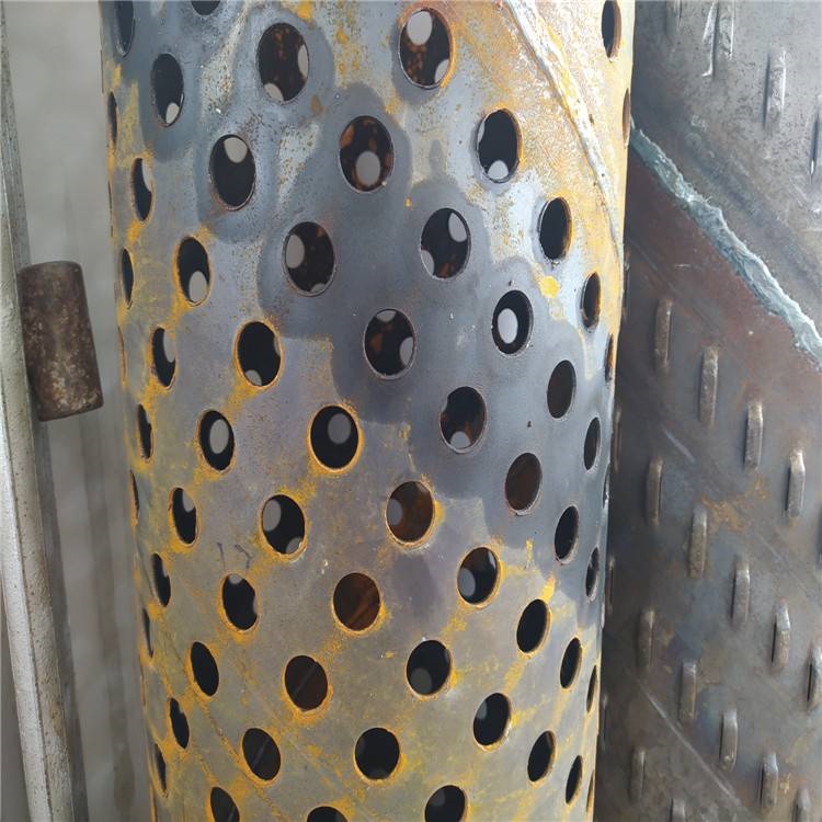 carbon Steel Hole Filter Perforated steel pipe 2 2