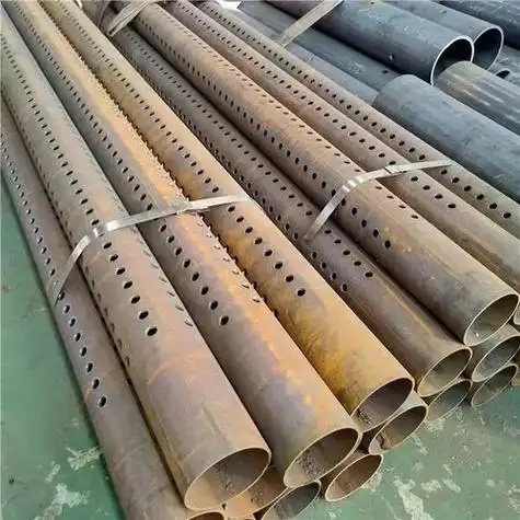 carbon Steel Hole Filter Perforated steel pipe 1 8 1