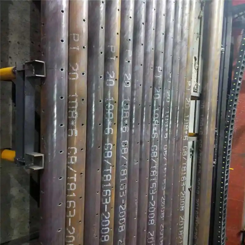 Perforated steel pipe